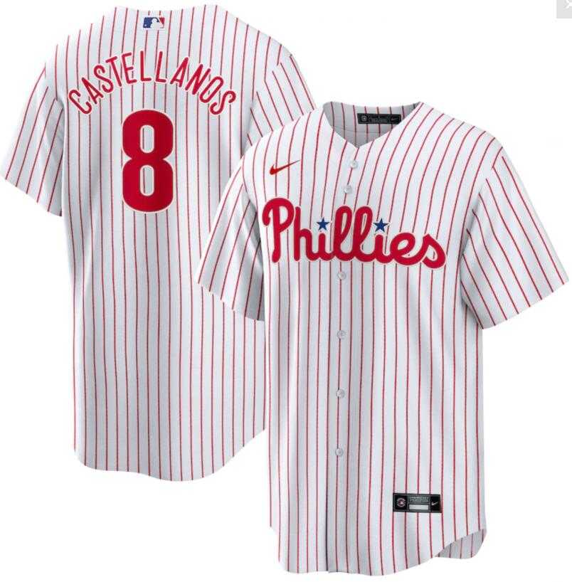 Phillies 8 Nick Castellanos White Nike Cool Base Jersey Dzhi,We sell and wholesale Phillies 8 Nick Castellanos White Nike Cool Base Jersey Dzhi on line form chian!